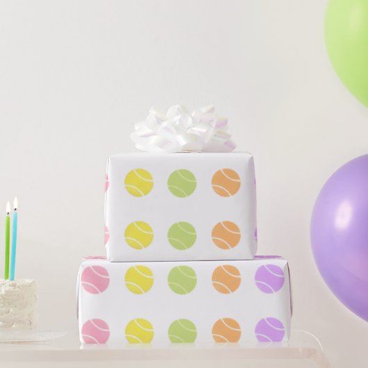 Tennis Cadeaupapier (Feestgeschenken)