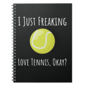 Tennis cadeaus voor haar meisje speler vrouwen moe notitieboek (Voorkant)