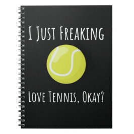 Tennis cadeaus voor haar meisje speler vrouwen moe notitieboek