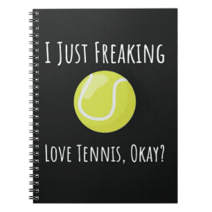 Tennis cadeaus voor haar meisje speler vrouwen moe notitieboek