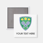 Tennis-cadeaus voor spelersteamleden magneet (Voorkant / Achterkant)