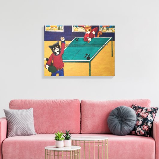 Tennis Canvas Afdruk (Insitu (Woonkamer))