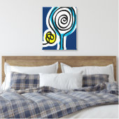 Tennis canvas kunst aan de muur print ontwerp (Insitu (Slaapkamer))