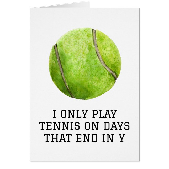 Tennis Card (Voorkant)