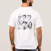 Tennis Caricature Shirt 11a (Achterkant)