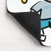 Tennis Cartoon Muismat (Hoek)