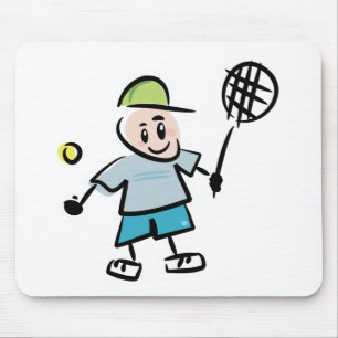Tennis Cartoon Muismat