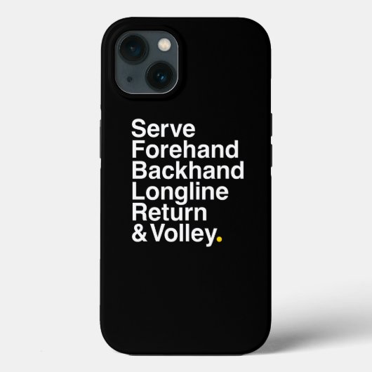 TENNIS Case-Mate iPhone CASE (Achterkant)