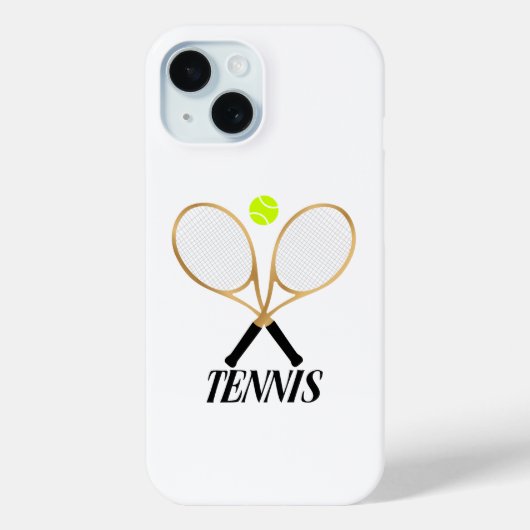 Tennis Case-Mate iPhone Case (Achterkant)
