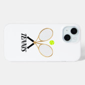 Tennis Case-Mate iPhone Case (Achterkant (horizontaal))
