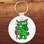 Tennis Cat Sleutelhanger (Voorkant)