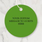 Tennis Celebration Bedankjes Labels (Achterkant)