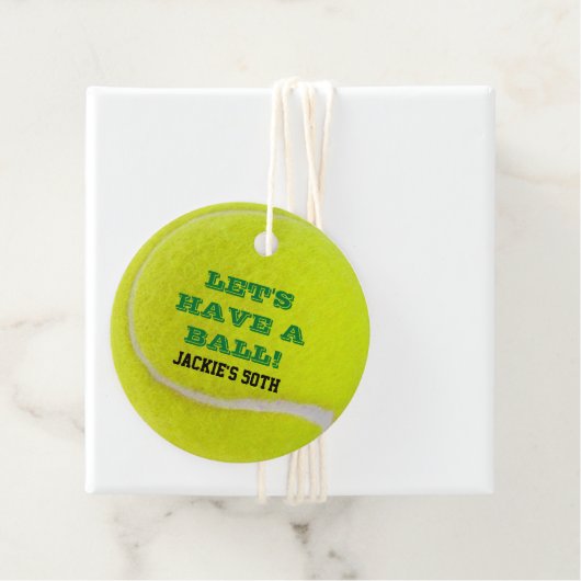 Tennis Celebration Bedankjes Labels (In situ)