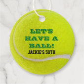 Tennis Celebration Bedankjes Labels (Voorkant)