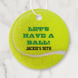 Tennis Celebration Bedankjes Labels