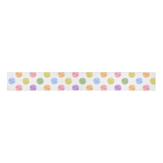 Tennis Celebration Grosgrain Lint (Voorkant)