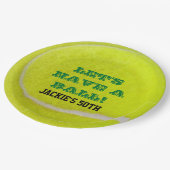 Tennis Celebration Papieren Bordje (Gekanteld)