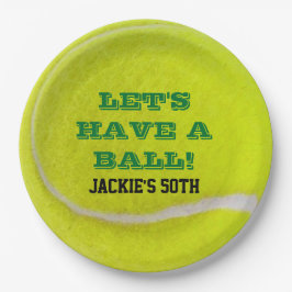 Tennis Celebration Papieren Bordje