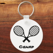 Tennis Champ Key Ring Sleutelhanger (Voorkant)