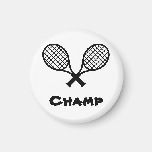 Tennis Champ Magnet (Voorkant)
