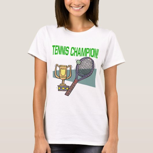 Tennis Champion T-shirt (Voorkant)