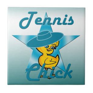 Tennis Chick #7 Tegeltje