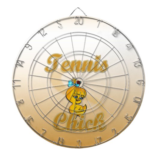 Tennis Chick Dartbord (Voorkant)
