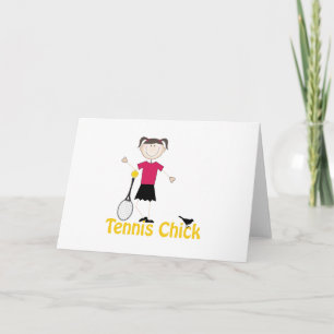 Tennis Chick Kaart