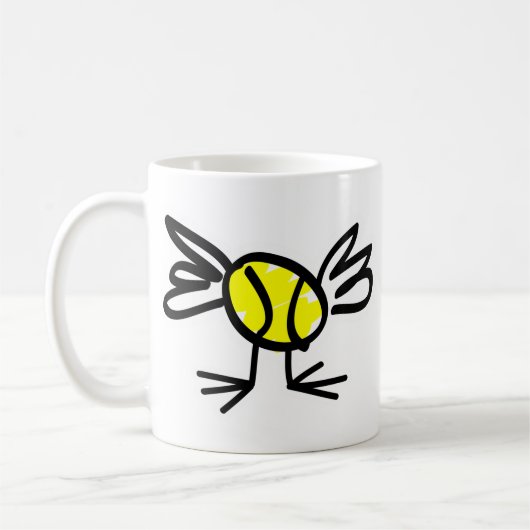 Tennis chick mok cadeau (Links)