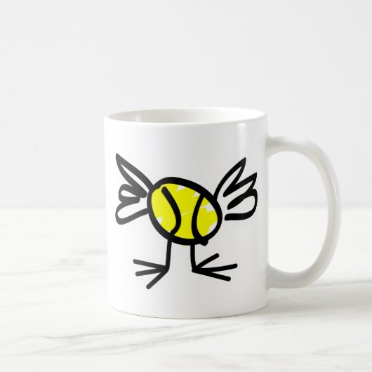 Tennis chick mok geschenk (Rechts)