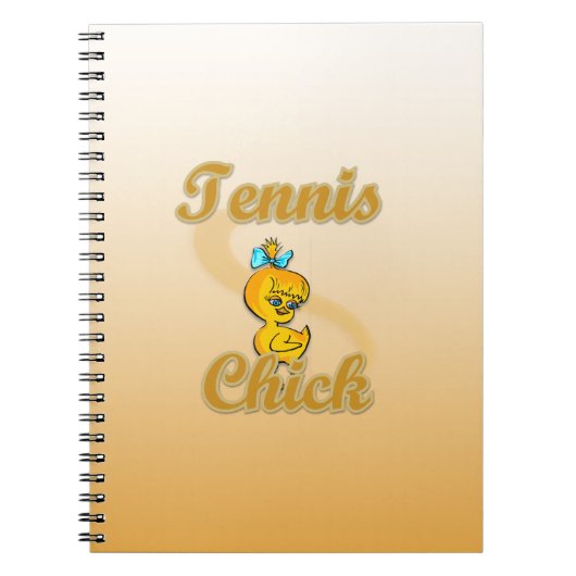 Tennis Chick Notitieboek (Voorkant)