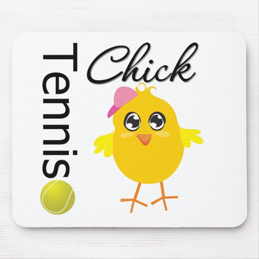 Tennis Chick Player Muismat (Voorkant)