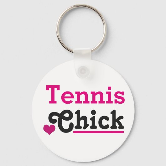 Tennis Chick Sleutelhanger (Voorkant)