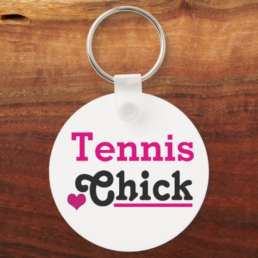 Tennis Chick Sleutelhanger (Voorkant)