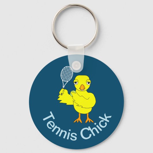 Tennis Chick Sleutelhanger (Voorkant)