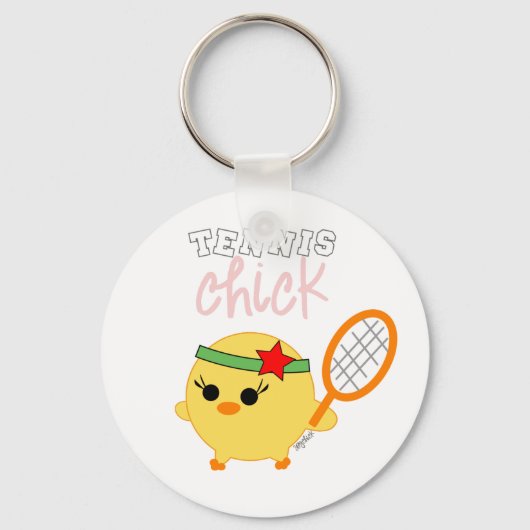 Tennis Chick Soychick Sleutelhanger (Voorkant)