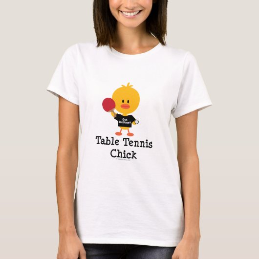 Tennis Chick T-shirt (Voorkant)