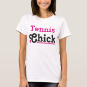 Tennis Chick T-shirt (Voorkant)