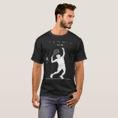 Tennis Chinese Hanzi Player Professional Tennis T-shirt (Voorkant volledig)