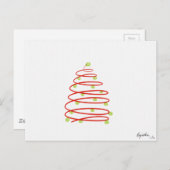 Tennis Chrismas Briefkaart (Voorkant / Achterkant)