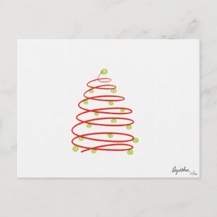 Tennis Chrismas Briefkaart