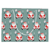 Tennis Christmas Holiday Groot Cadeauzakje (Achterkant)