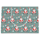 Tennis Christmas Holiday Large Gift Bag Groot Cadeauzakje (Voorkant)