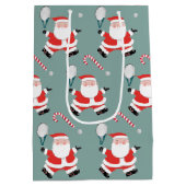 Tennis Christmas Holiday Medium Cadeauzakje (Achterkant)