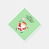 Tennis Christmas Holiday Party Servet (Hoek)