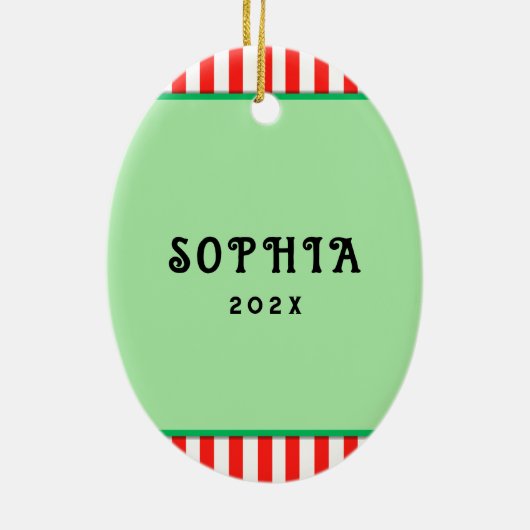 Tennis Christmas Keepsake Gift Keramisch Ornament (Achterkant)