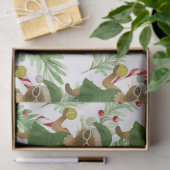 Tennis Christmas themed fir Siamese cat Lovers Tissuepapier (Geschenk)