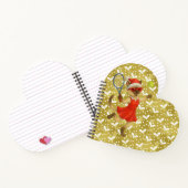 Tennis Christmas themed for Cat Lovers  Notitieboek (Binnen)