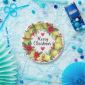 Tennis Christmas-Themed Wreath Collection Papieren Bordje (Feest)