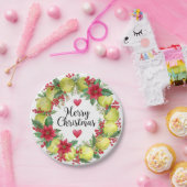 Tennis Christmas-Themed Wreath Collection Papieren Bordje (Feest)